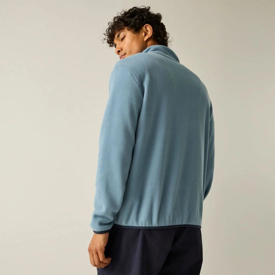 Regatta Frankie Half Zip Fleece | Dusky Blue/ Navy RMA684