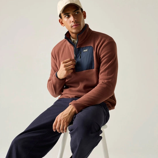 Regatta Frankie Half Zip Fleece | Dark Cherry RMA684