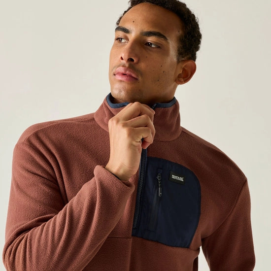 Regatta Frankie Half Zip Fleece | Dark Cherry RMA684