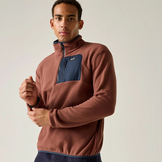 Regatta Frankie Half Zip Fleece | Dark Cherry RMA684