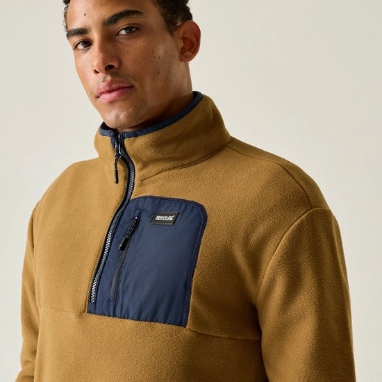 Regatta Frankie Half Zip Fleece | Tan RMA684
