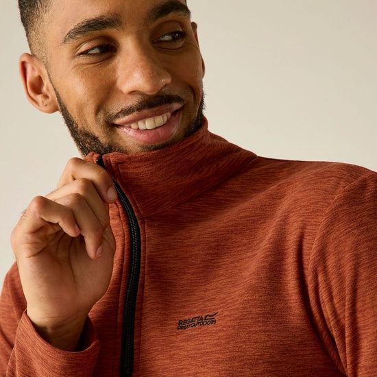 Regatta Thompson Marl Fleece | Henna RMA691