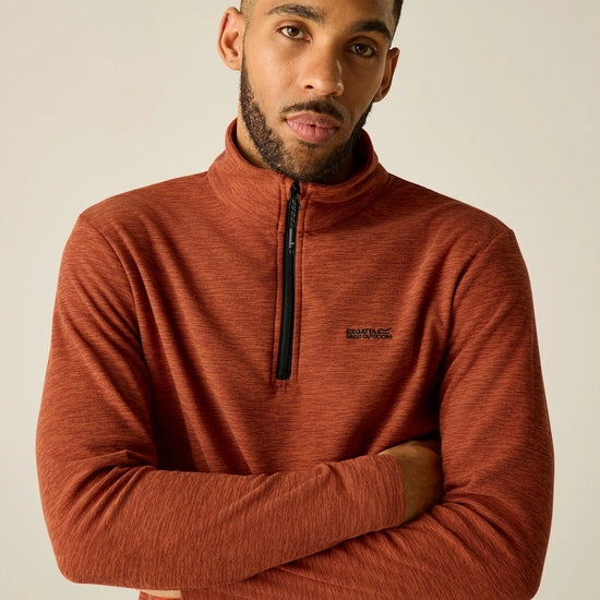 Regatta Thompson Marl Fleece | Henna RMA691