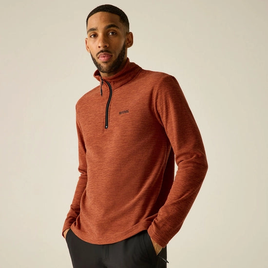 Regatta Thompson Marl Fleece | Henna RMA691