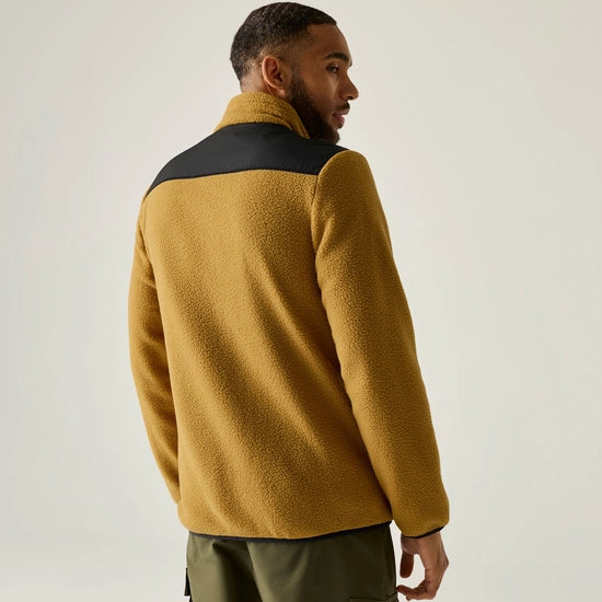 Regatta Morran Water Resistant Full Zip Fleece | Wood Brown RMA710
