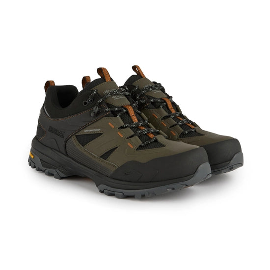Regatta Regen Low Men's Walking Shoes | Olive RMF896