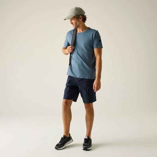 Regatta Arlery Men's Cargo Summer Shorts | Navy RMJ364