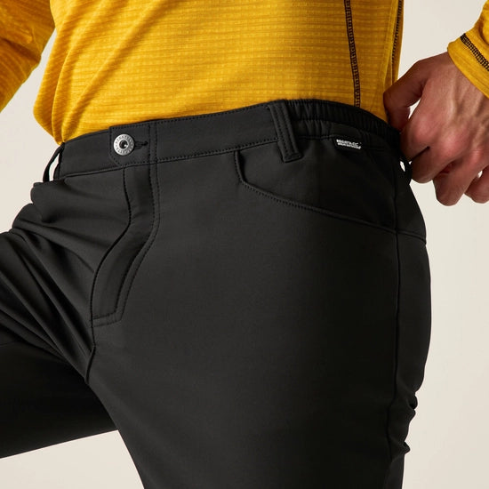 Regatta Fenton Men's Softshell Trousers | Black RMJ379R