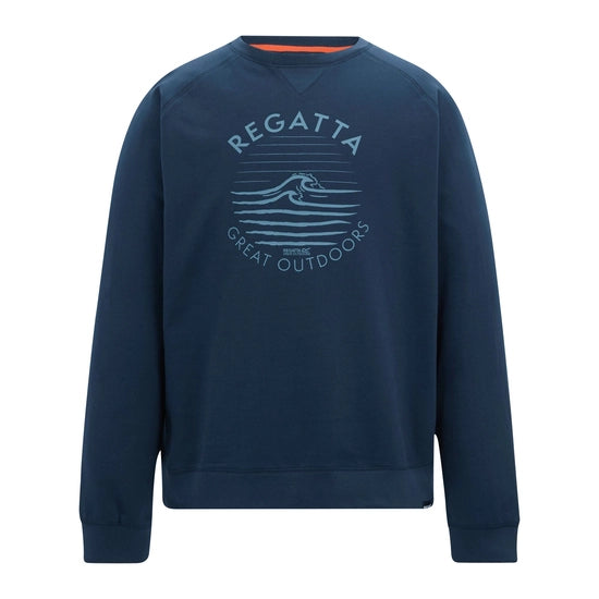 Regatta Nithsdale Crew Neck Sweatshirt | Navy RMK053
