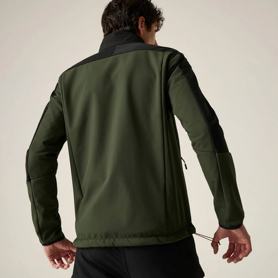 Regatta Moutdale Shell Zip Jacket | Khaki/Black RML282