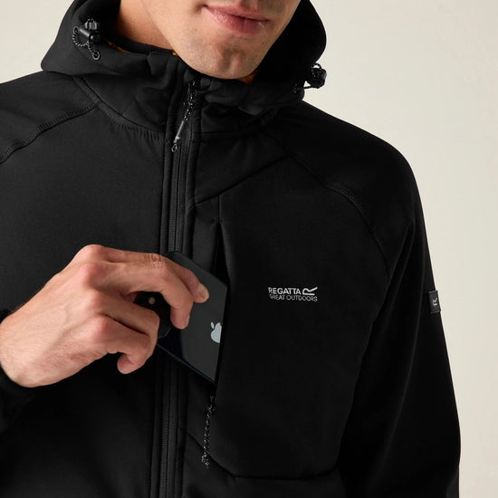 Regatta Ossek Softshell Jacket | Black RML299