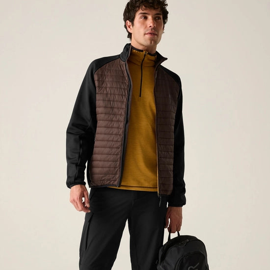 Regatta Clumber Hybrid Men's Jacket | Caffee RMN312