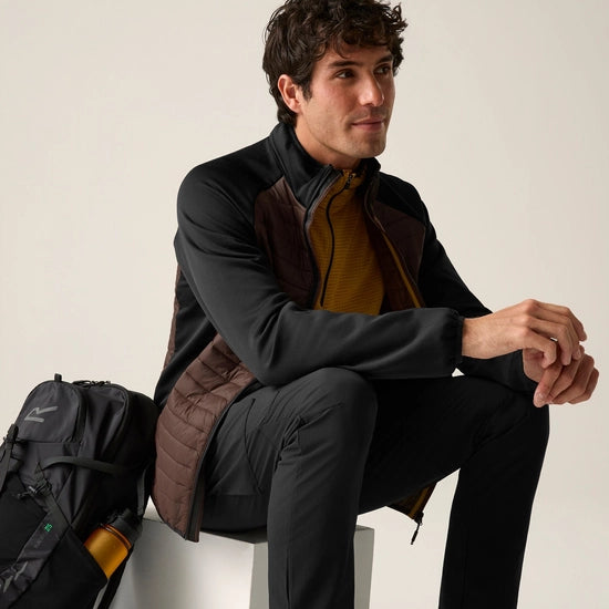 Regatta Clumber Hybrid Men's Jacket | Caffee RMN312