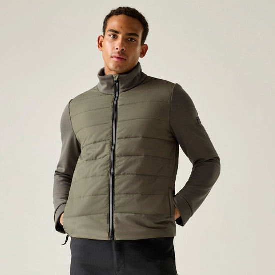 Regatta Men's Waverhill Hybrid Jacket | Olive RMN333