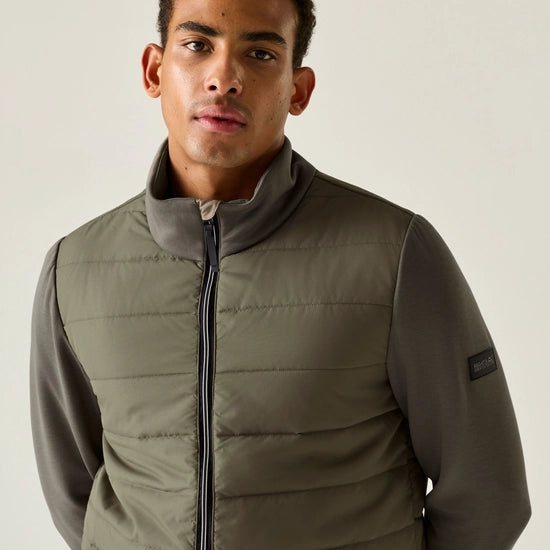 Regatta Men's Waverhill Hybrid Jacket | Olive RMN333
