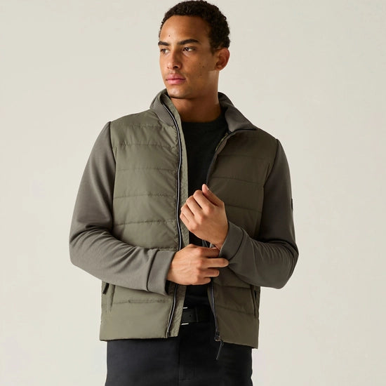 Regatta Men's Waverhill Hybrid Jacket | Olive RMN333
