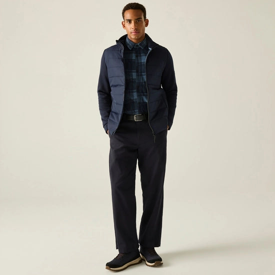 Regatta Men's Waverhill Hybrid Jacket | Navy RMN333