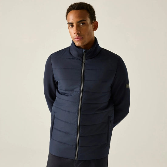 Regatta Men's Waverhill Hybrid Jacket | Navy RMN333