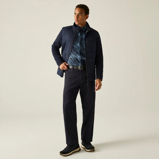 Regatta Men's Waverhill Hybrid Jacket | Navy RMN333