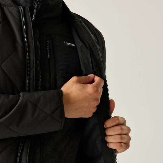 Regatta Men's Harvin Insulated Jacket | Black RMN338