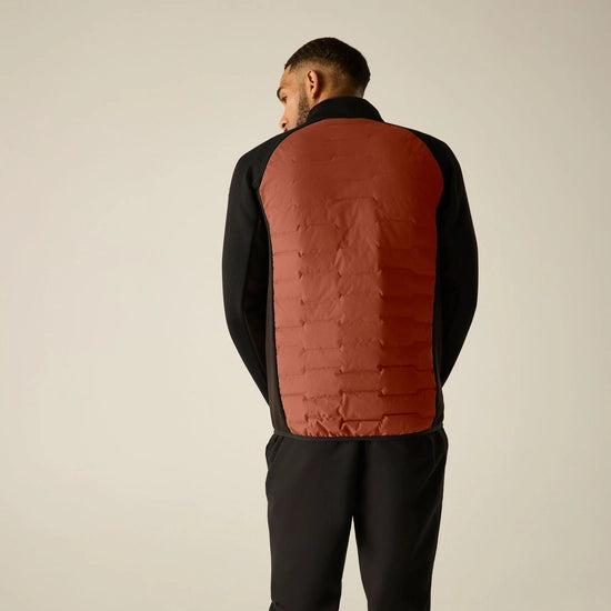 Regatta Men's Cyrus Insulated Hybrid Jacket | Burnt Henna RMN343