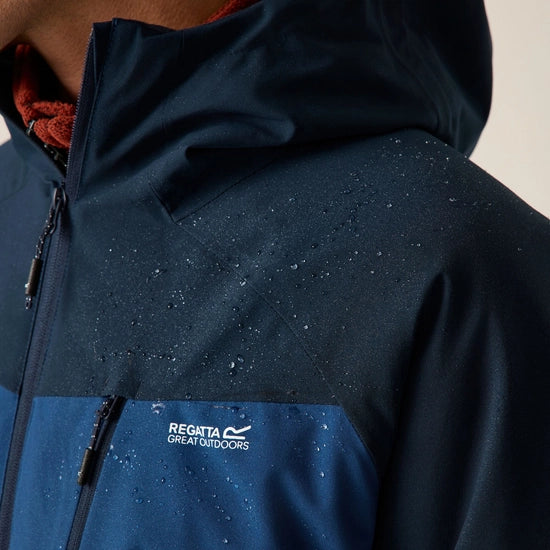 Regatta Highton Stretch Waterproof Insulated Jacket | Navy/Aviator Blue RMP456