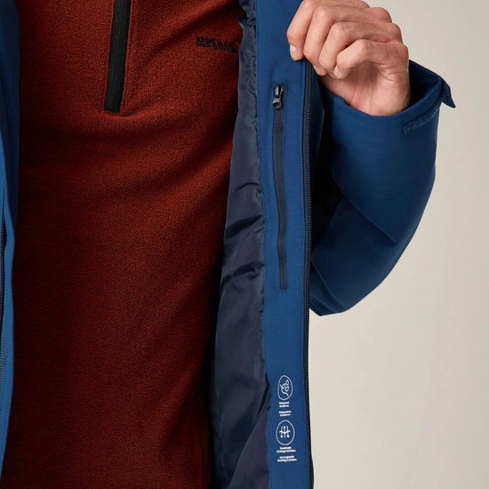 Regatta Highton Stretch Waterproof Insulated Jacket | Navy/Aviator Blue RMP456