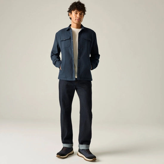 Regatta Spennith Shacket | Navy Dusky Blue RMS222