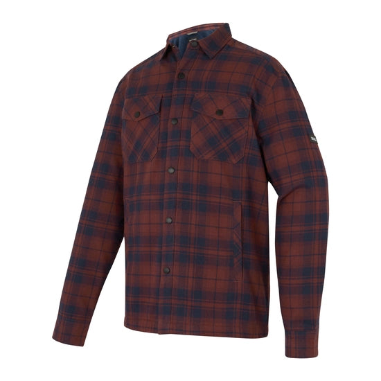 Regatta Spennith Shacket | Navy Dark Cherry RMS222