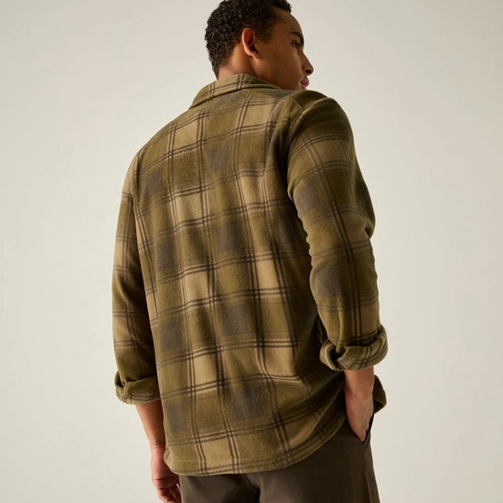 Regatta Frankie Men's Fleece Shirt | Tan RMS230