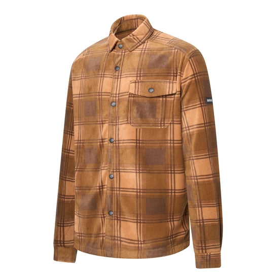 Regatta Frankie Men's Fleece Shirt | Tan RMS230