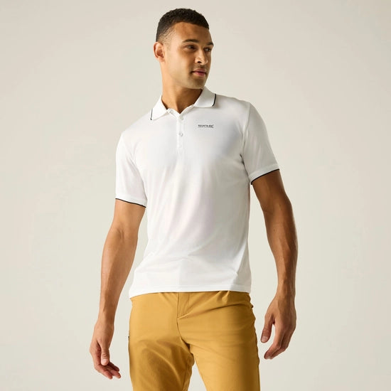 Regatta Remex II Men's Polo Shirt | White RMT186