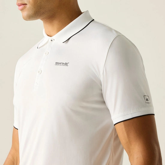Regatta Remex II Men's Polo Shirt | White RMT186