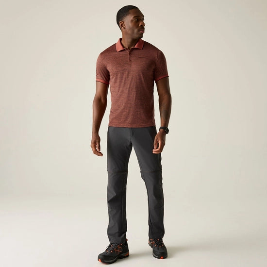 Regatta Remex II Men's Polo Shirt | Brick RMT186