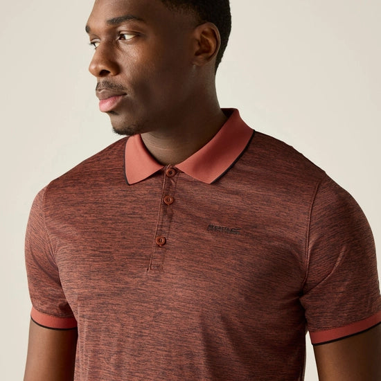 Regatta Remex II Men's Polo Shirt | Brick RMT186