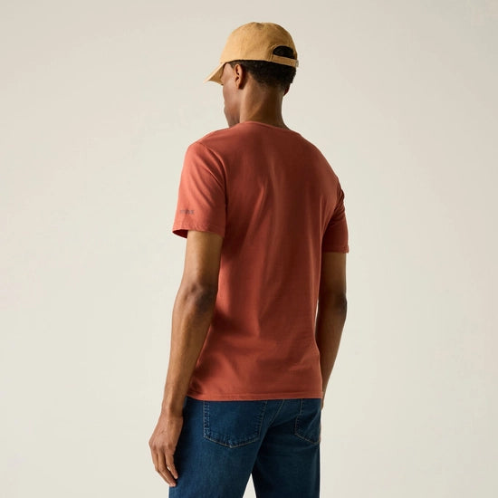Regatta Tait Men's T-Shirt | Brick RMT218