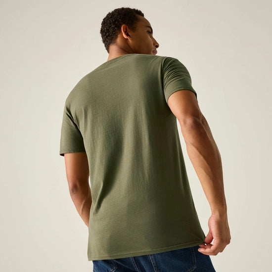 Regatta Cline IX Men's Graphic Tee | Khaki RMT296