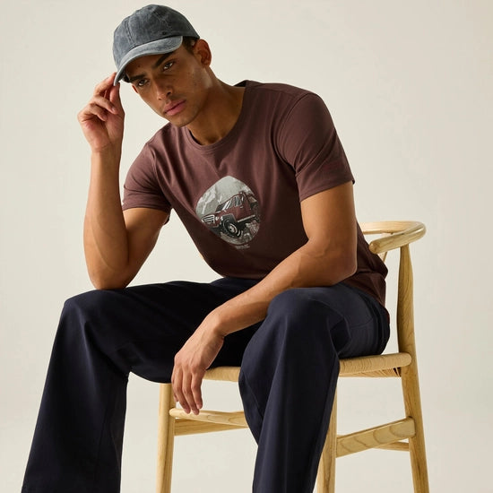 Regatta Cline IX Men's Graphic Tee | Cherry RMT296