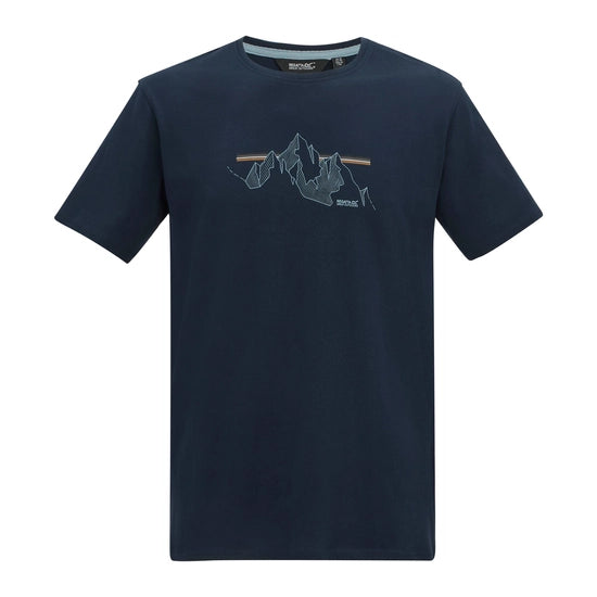Regatta Cline IX Men's Graphic Tee | Navy RMT296