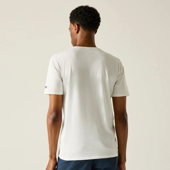 Regatta Cline IX Men's Graphic Tee| White RMT296
