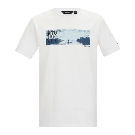Regatta Cline IX Men's Graphic Tee| White RMT296