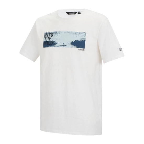 Regatta Cline IX Men's Graphic Tee| White RMT296