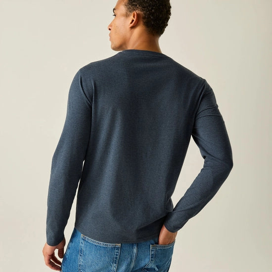 Regatta Maylow Men's Crew Neck Jumper | Navy RMT297