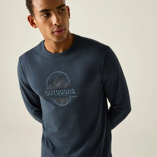 Regatta Maylow Men's Crew Neck Jumper | Navy RMT297