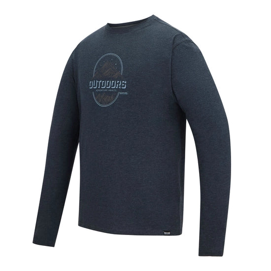 Regatta Maylow Men's Crew Neck Jumper | Navy RMT297