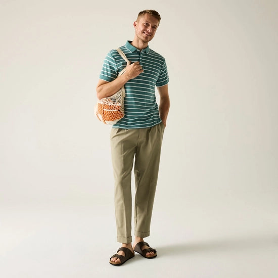 Regatta Tiver Men's Polo Shirt | Ice RMT306