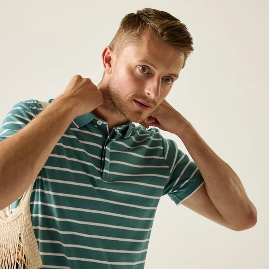 Regatta Tiver Men's Polo Shirt | Ice RMT306