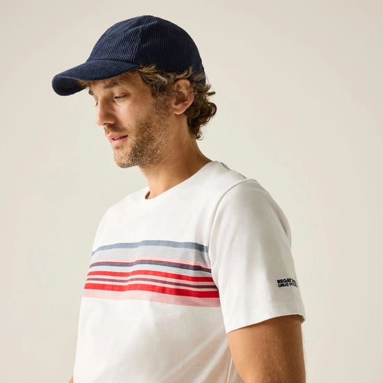 Regatta Rendro Men's Graphic T-Shirt | White RMT335