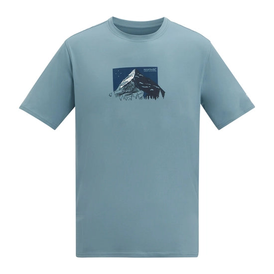 Regatta Fingal Stretch Men's Graphic T-Shirt | Dusty Blue RMT357
