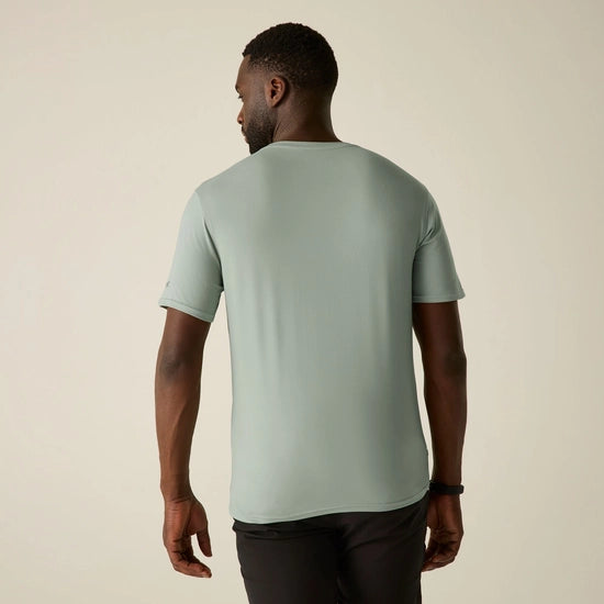 Regatta Fingal Stretch Men's Graphic T-Shirt | Green RMT357